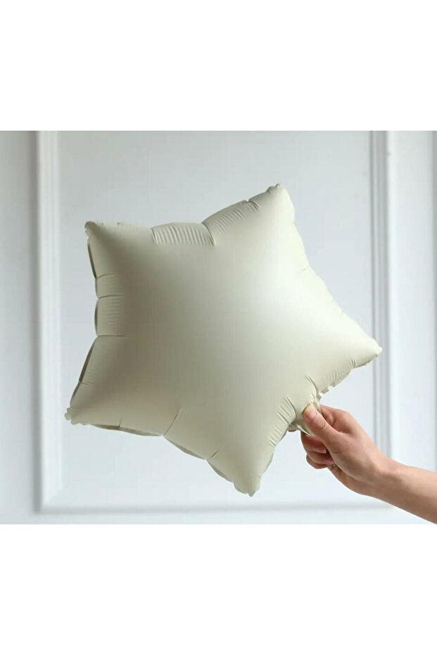 Star Foil Balloon Beige Cream Coffee