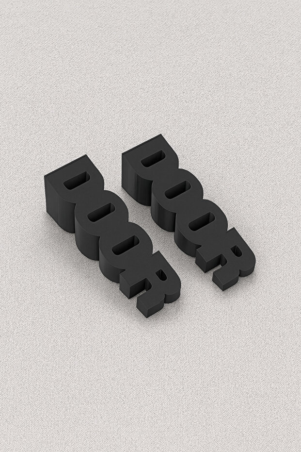 Kapı Stoperi -2 ADET- Kapı Durdurucu Stoper -4 CM YÜKSEKLİK- - 2