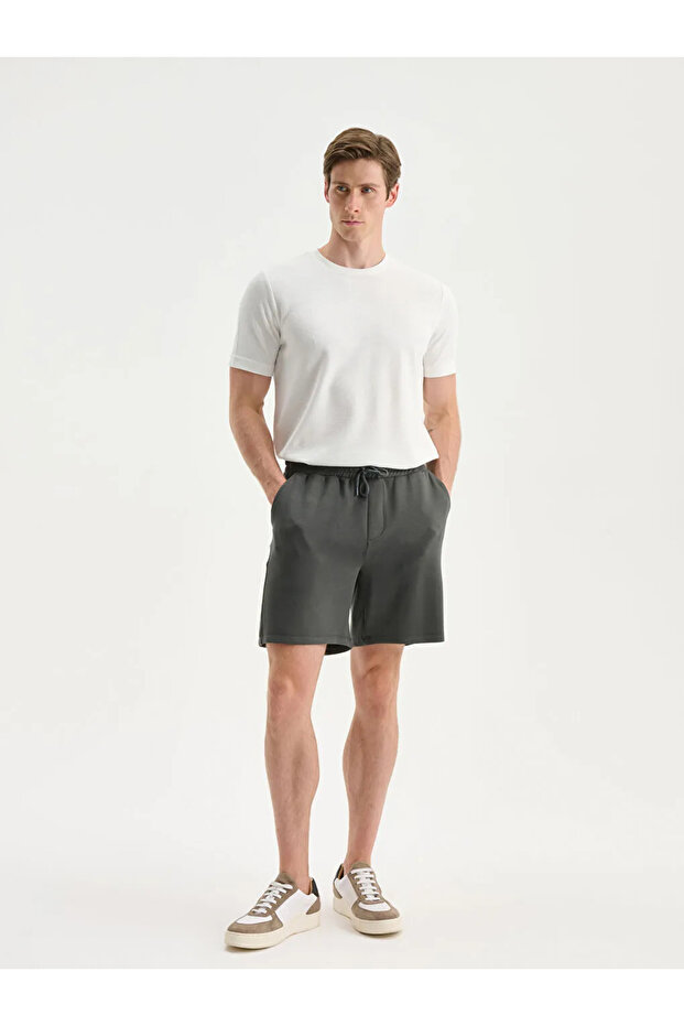 LCW VisionYeşil Standart Kalıp Erkek Şort - 1