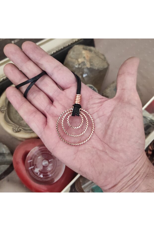 Tensor Handmade Pure Copper Necklace - Tensor Necklace - Orgonite Protection 144+177+188 Mhz