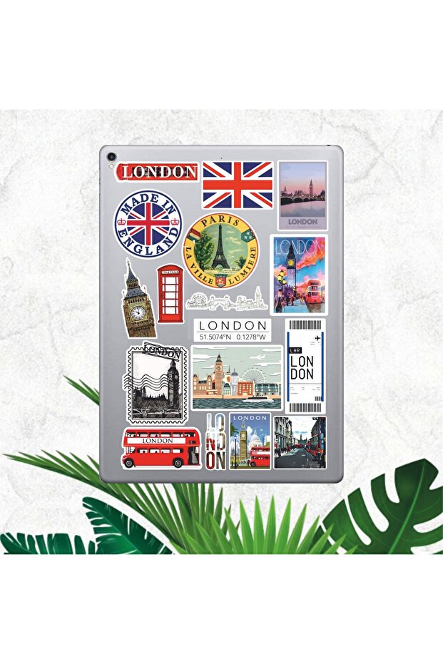 London Sticker Set | Laptop Agenda Notebook Tablet Phone Notebook Sticker Bullet Journal