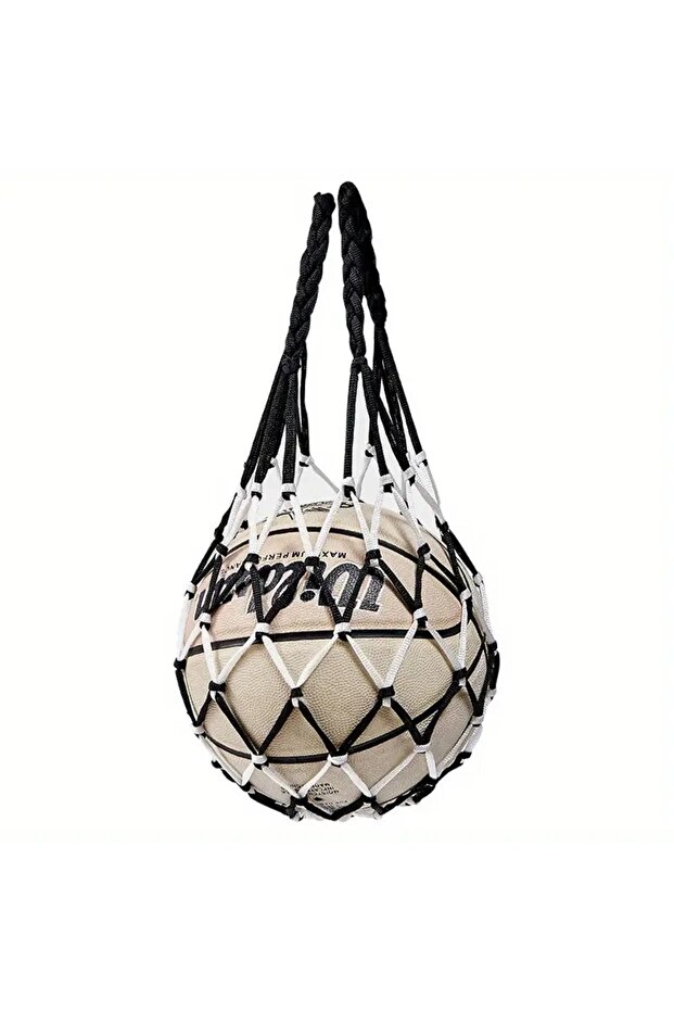 Kalın Dokuma Ağ File Top Taşıma Çantası - 1