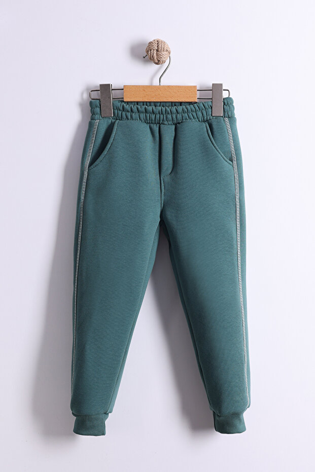 3-6 Yaş 3 İplik Şardonlu Kumaş Alt Üst Takım | Kışlık Çocuk Eşofman Takımı - 6