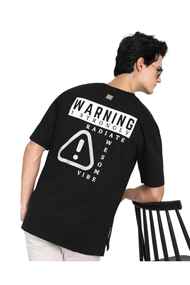 Flashpoint Oversized Tee - BLACK