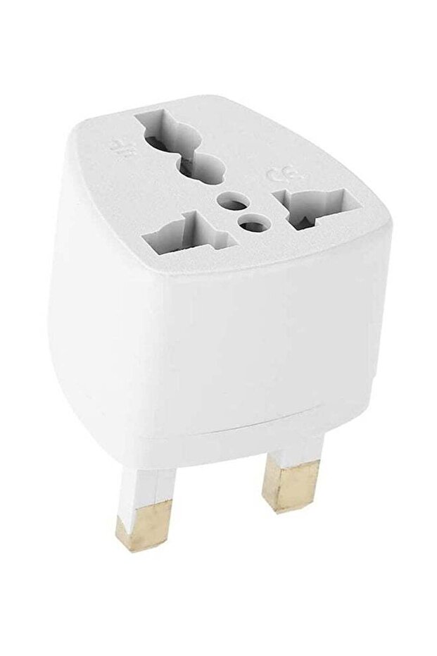 محول قابس طاقة تيار متردد متعدد الأغراض أبيض - 1