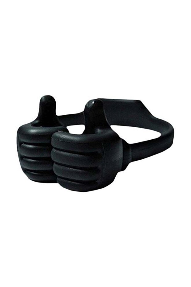 حامل بتصميم إبهام لأعلى باللون الأسود - 1