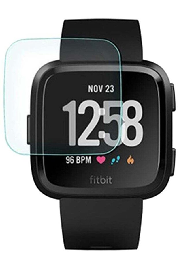 واقي شاشة زجاجي عالي الجودة لساعة Fitbit Versa - 1