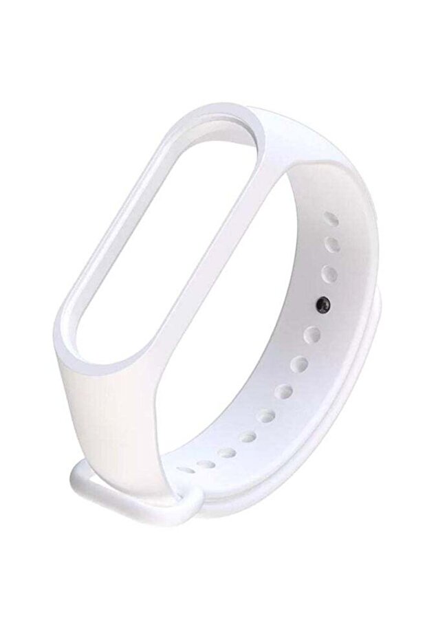 حزام بديل لساعة Mi Band 3 باللون الأبيض - 1