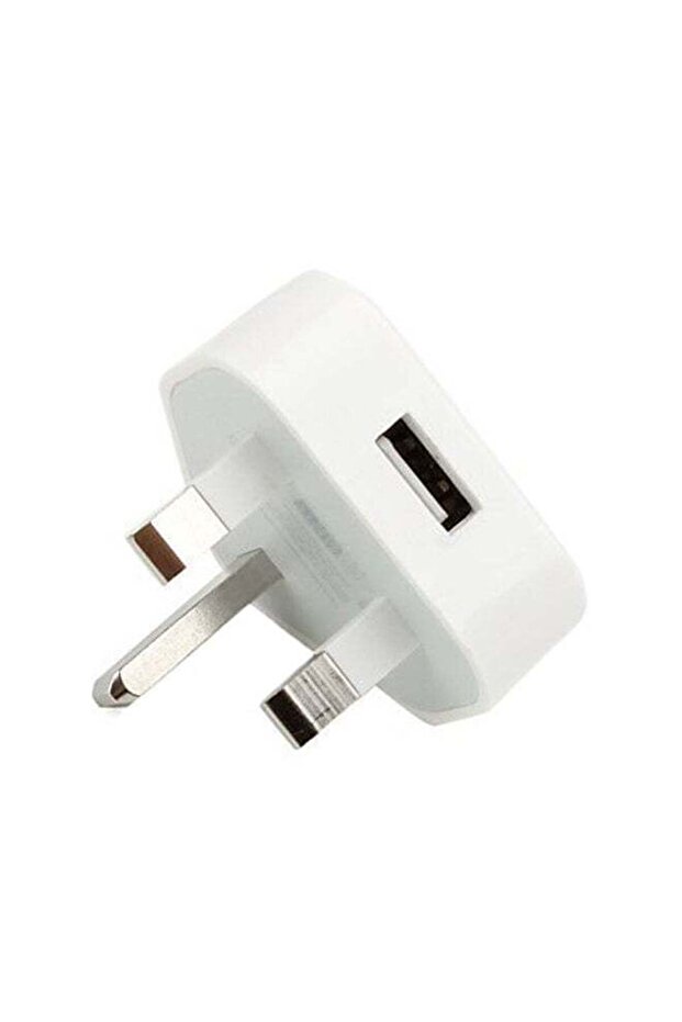 محول شحن USB للحائط باللون الأبيض - 1