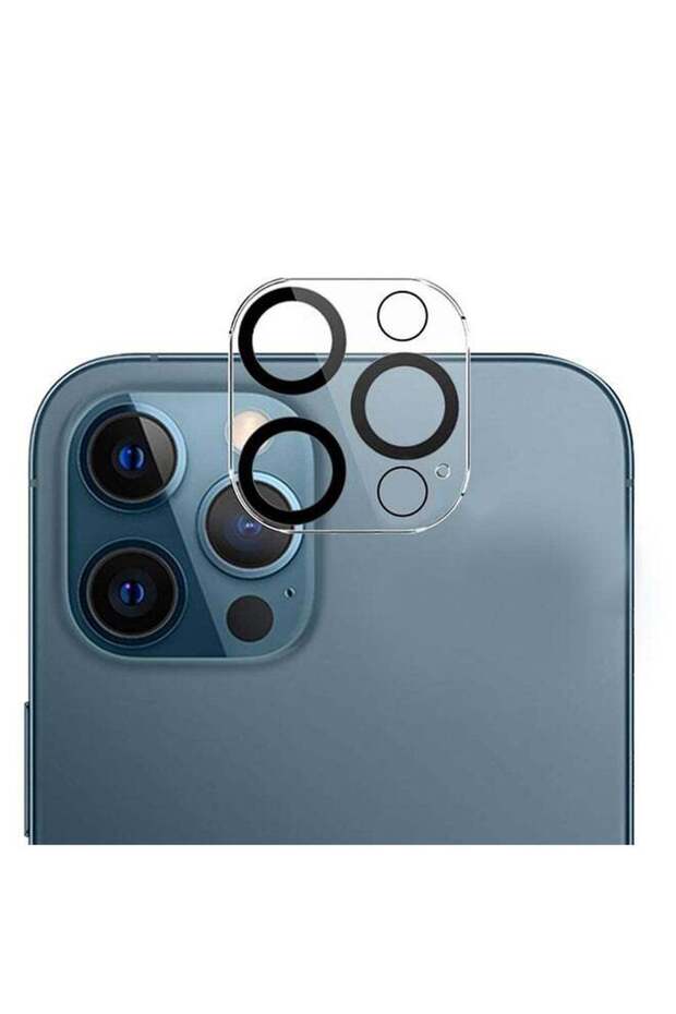 واقي عدسة الكاميرا لجهاز iPhone 12 Pro شفاف - 1