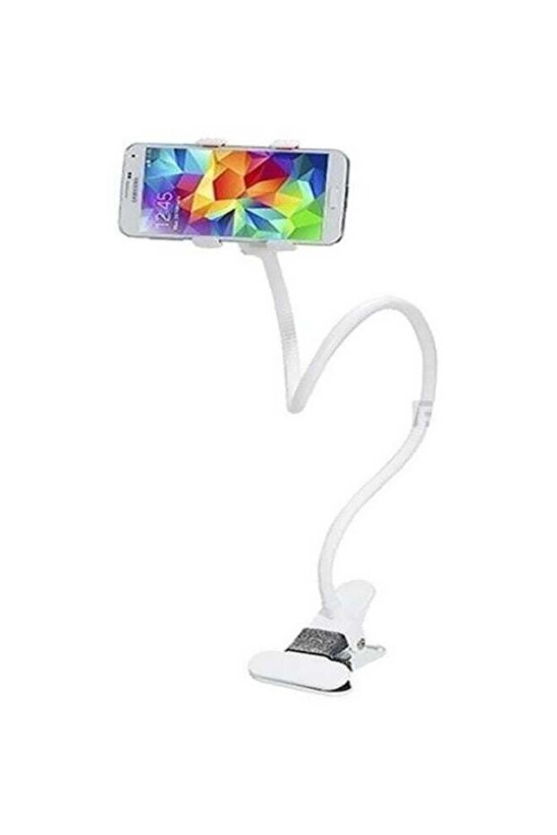 حامل عالمي للهاتف المحمول باللون الأبيض - 1