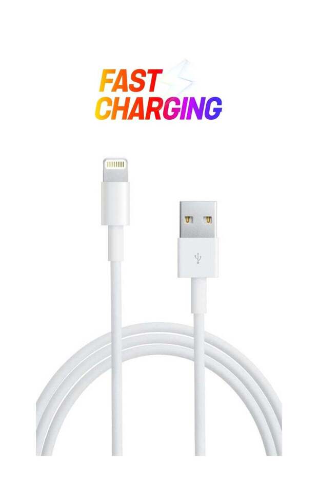 كابل USB Lightning أبيض - 1