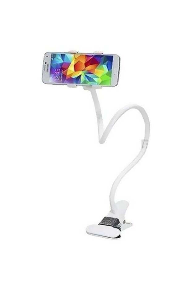 حامل عالمي للهاتف المحمول باللون الأبيض - 1