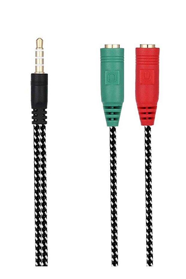 كابل موزع مقبس الصوت الاستريو متعدد الألوان - 1