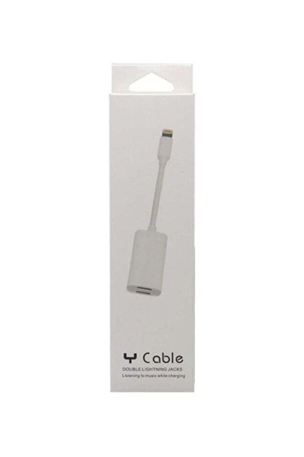 Double Jack Cable White - 1