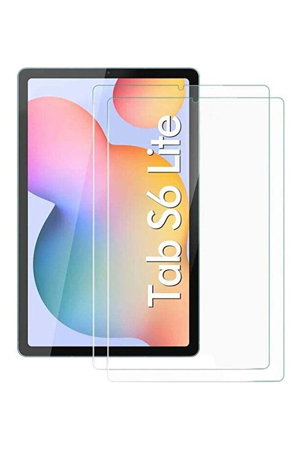 واقي شاشة شفاف من قطعتين لجهاز Galaxy Tab S6 Lite - 1