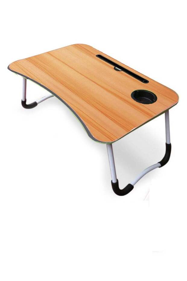 Folding laptop table for bed multicolor 60x40 cm - 1