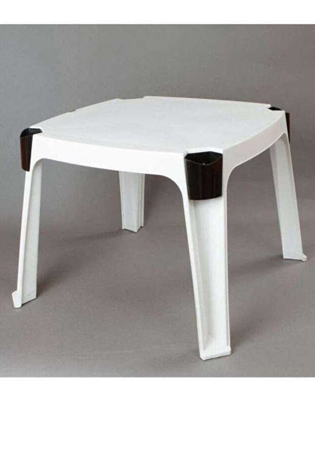 Childrens plastic table with 4 buckets - 1