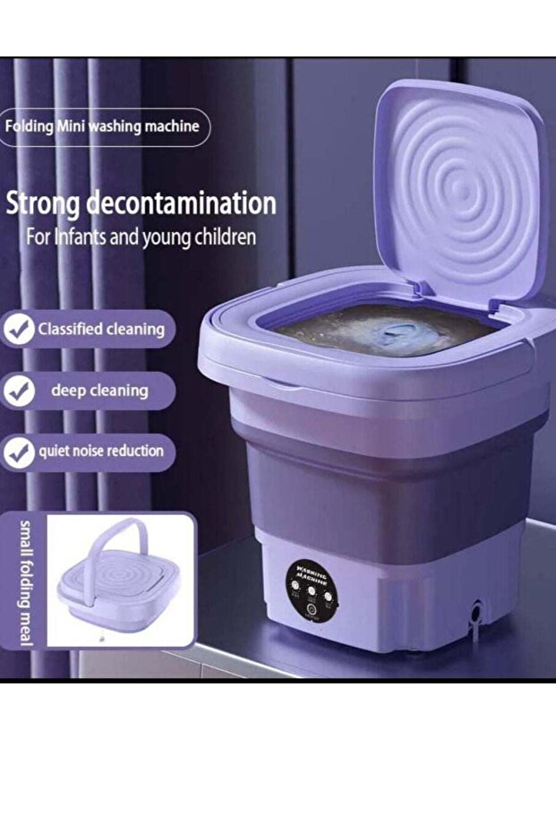 غسالة يدوية صغيرة متعددة الألوان - 1