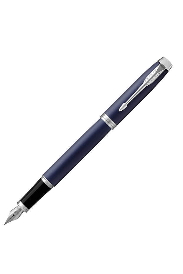 IM Matte Blue Chrome Trim Fountain Pen