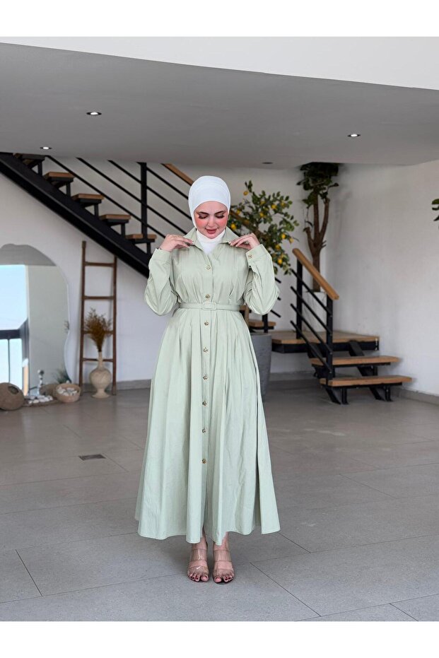 POPLİN ELBİSE - 2