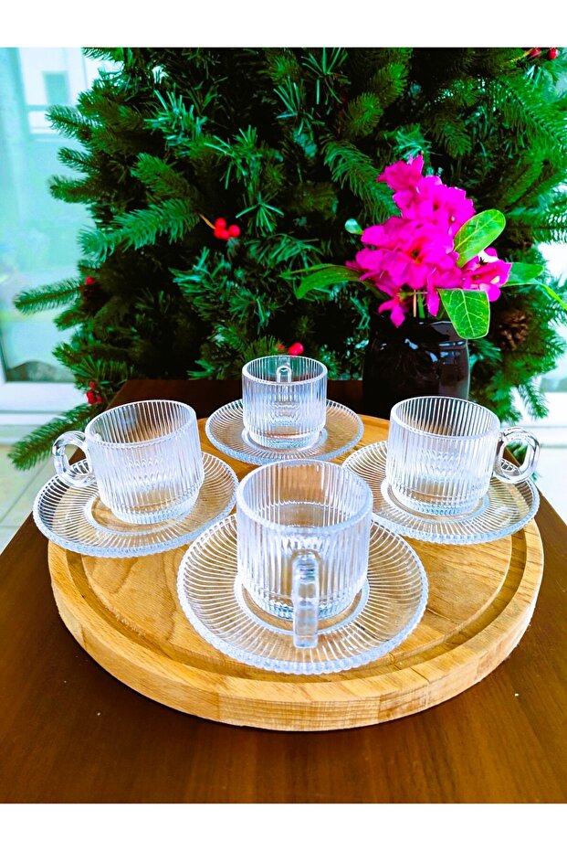 Paris Espresso Cup set 95 ml - Paris Espresso Fincan seti - 95 ml - 4