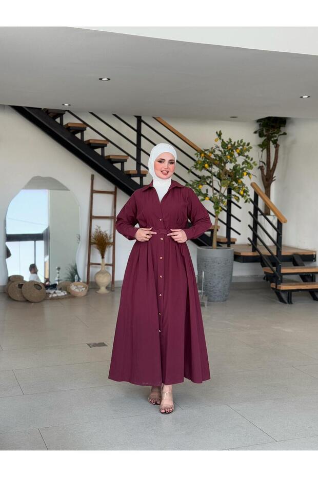 POPLİN ELBİSE - 1