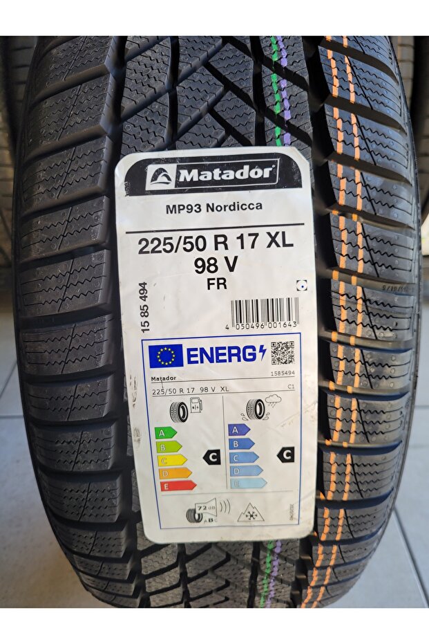 225/50R17 Nordicca MP93 98V XL Set Olarak ( 4ADET) 2025 Üretim * - 1