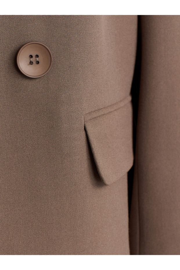 60767 Blazer Ceket-Vizon - 4