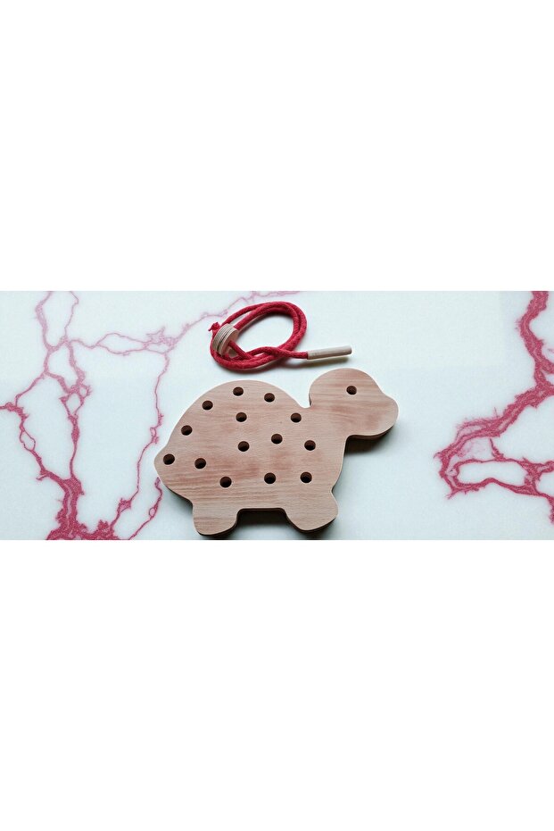 Stringing Turtle Montessori-Waldorf Game - 2