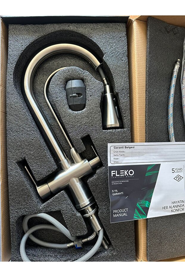 Arıtmalı Spiralli Pull-out Mutfak Bataryası - 4