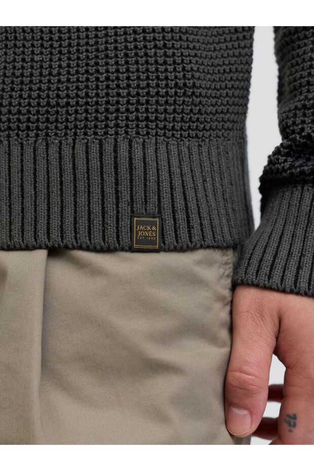 Strickpullover Einfarbig Strickpullover - 5