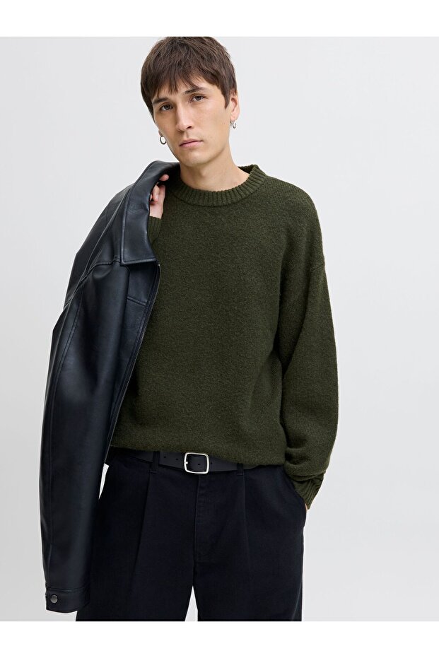 Strickpullover Einfarbig Strickpullover - 7