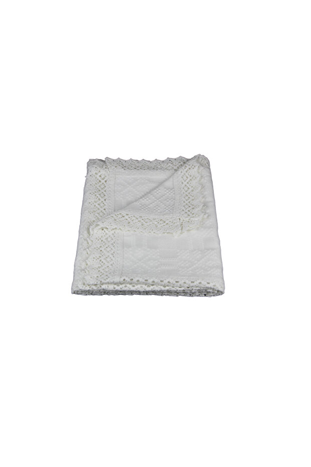 White Rectangular Tablecloth 75×45 cm - 1