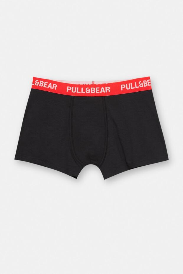 3'lü kırmızı logolu boxer paketi - 3