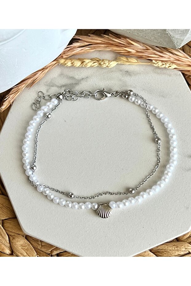 Pearl Oyster Double Anklet - 1