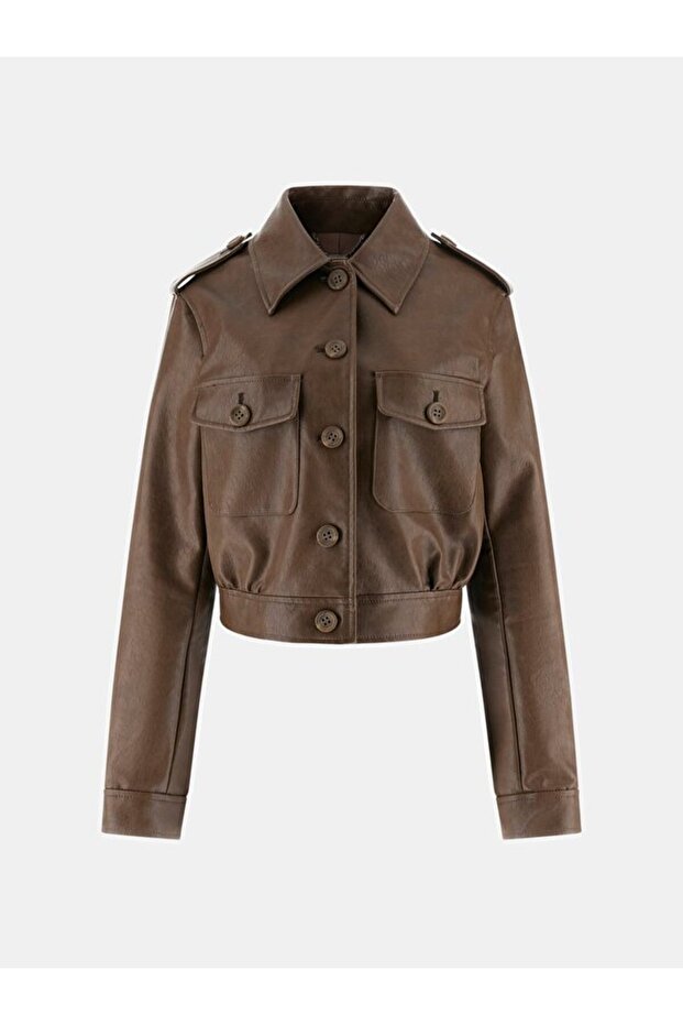 Dora Kadın Biker Ceket - 6