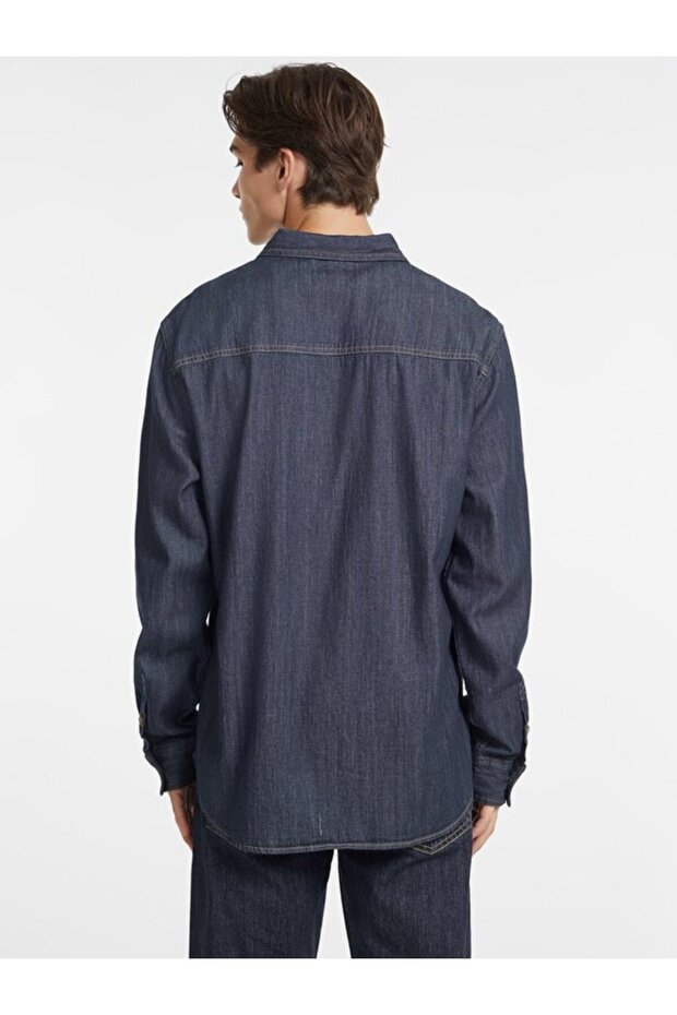 Jeans Erkek Regular Fit Denim Gömlek - 4