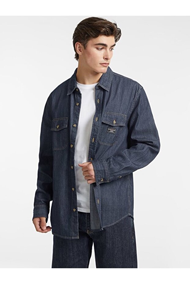 Jeans Erkek Regular Fit Denim Gömlek - 2