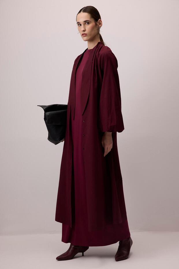 BASIC VİSKON ELBİSE - 2