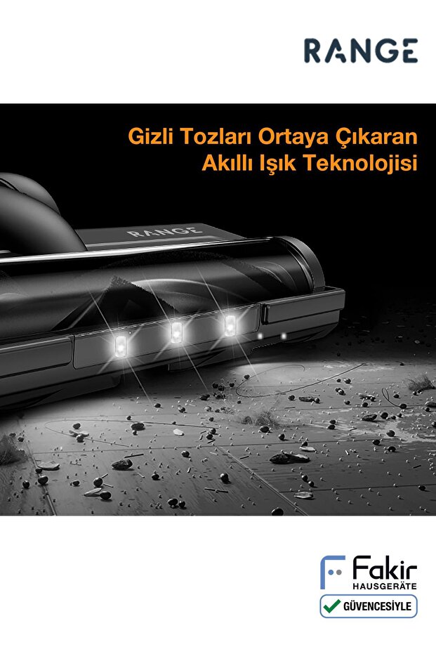 Range Shiny Kablosuz Dikey Şarjlı Süpürge - 4