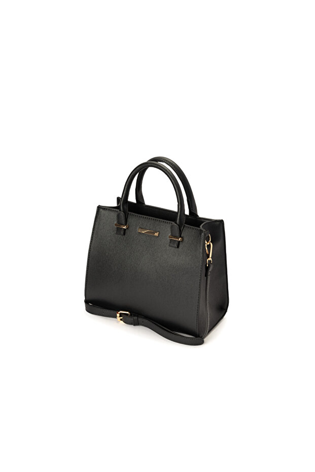 Solid Satchel Bag - 3