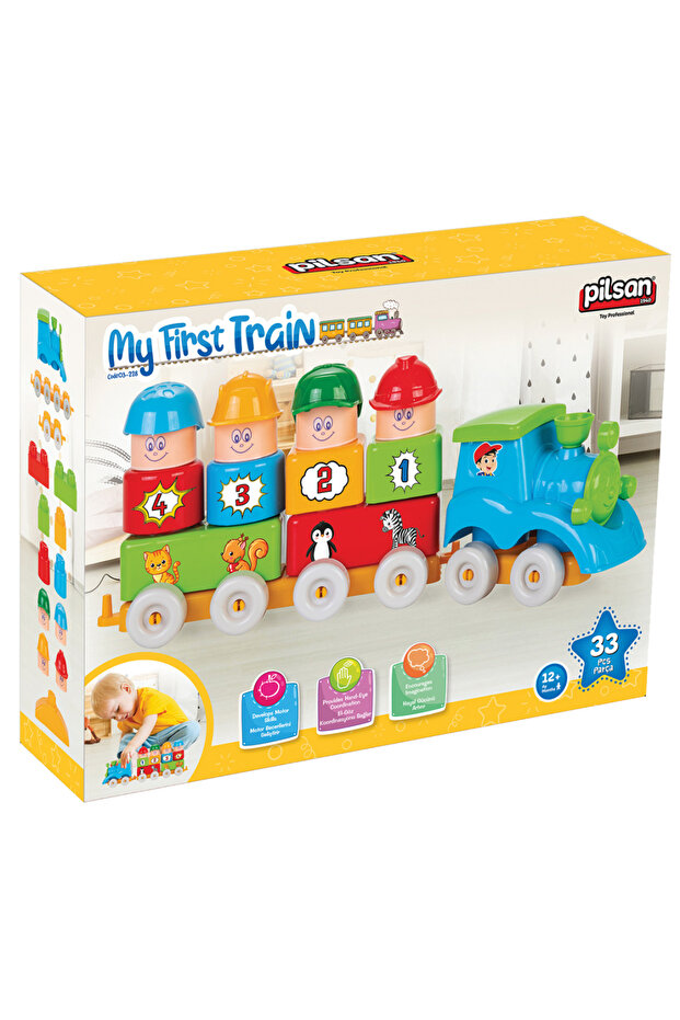 Educational Train with Building Blocks - 3