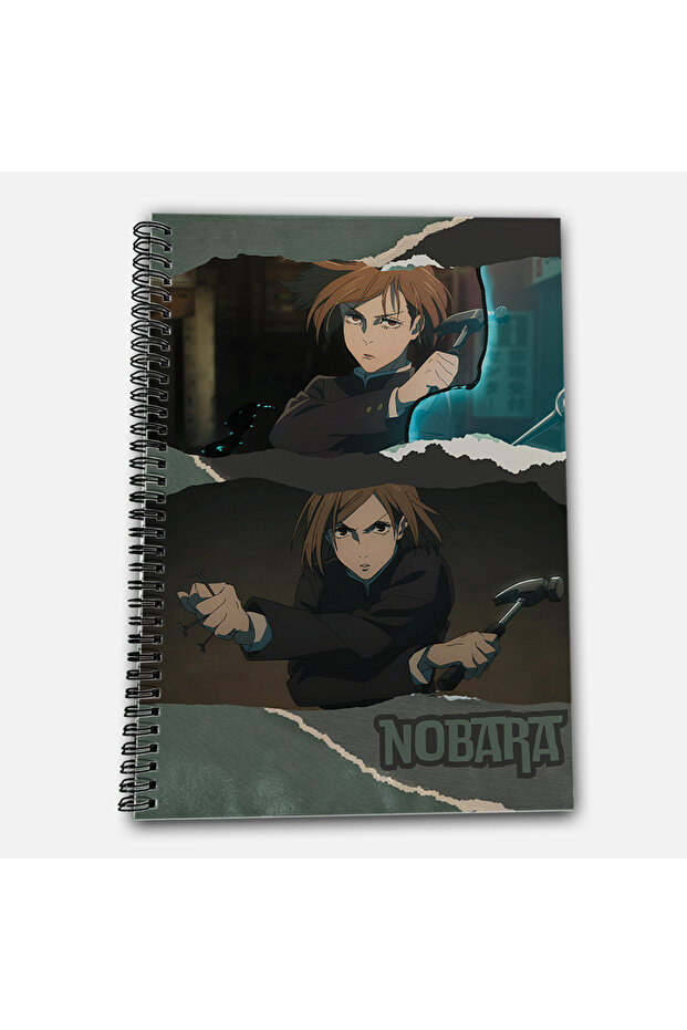 Jujutsu Kaisen Kugisaki Nobara Unlined A4 School Notebook 72 Sheets Model 2 - 2