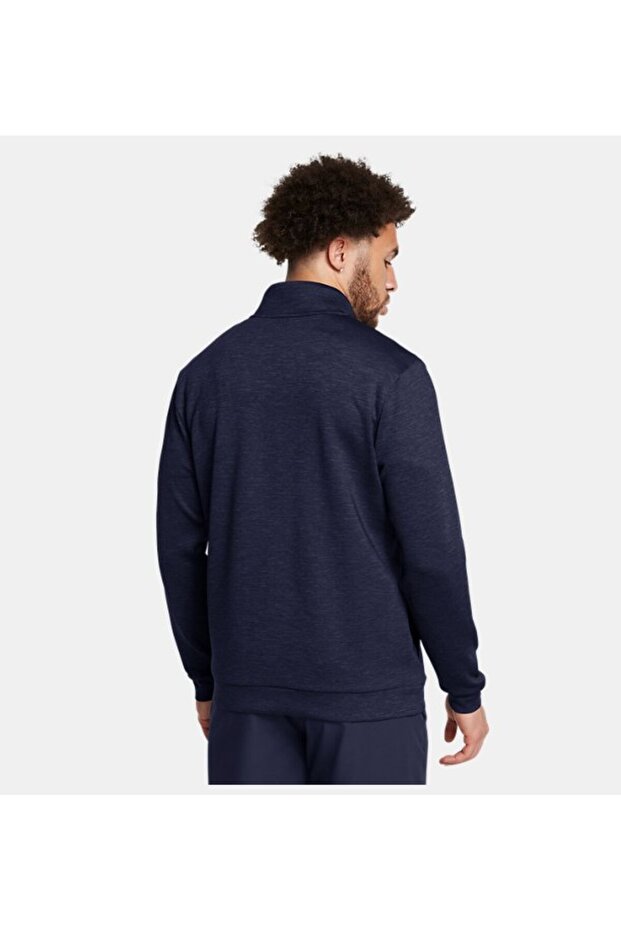 Erkek UA Drive Midlayer Pullover Sweatshirt 1387124-410 - 2