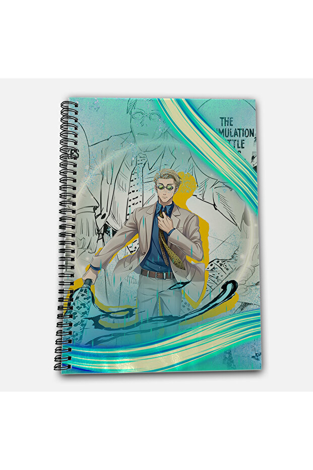 Jujutsu Kaisen Nanami Kento Checkered A4 School Notebook 72 Sheets Model 1 - 2
