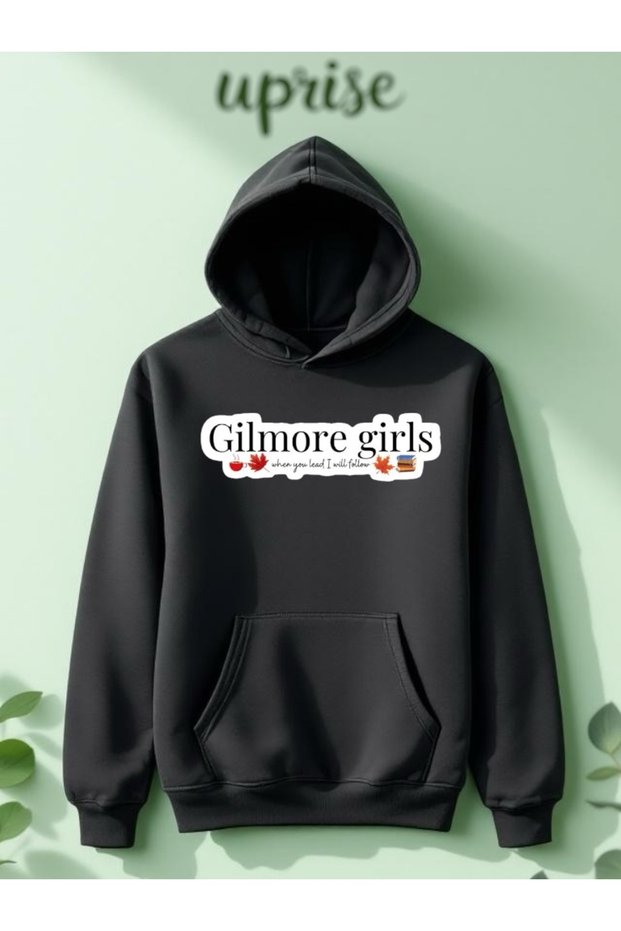 Gilmore Girls Front and Back Printed Cotton 3 Thread Oversize Sweatshirt