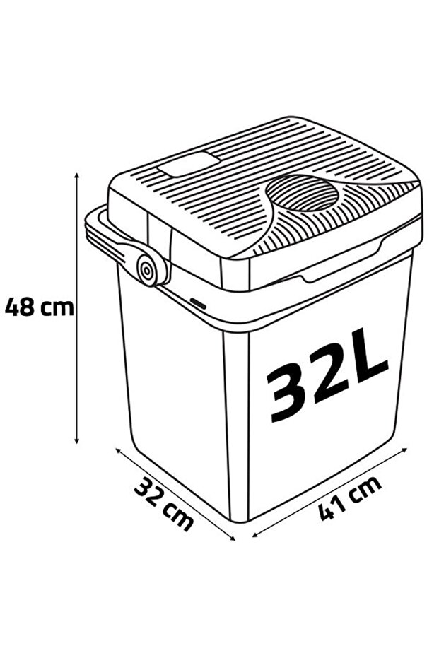 Refrigerator, made of PVC material, electronic display, operating mode and Normal, PowerCha... - 3