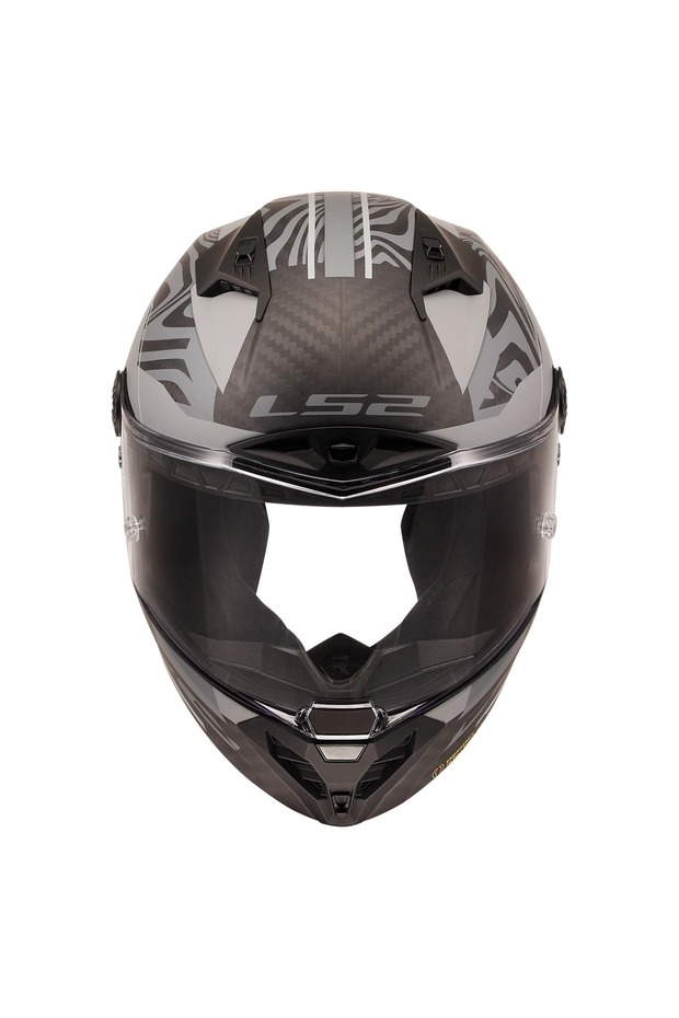 THUNDER KARBON GP AERO POLAR SİYAH KASK - 1
