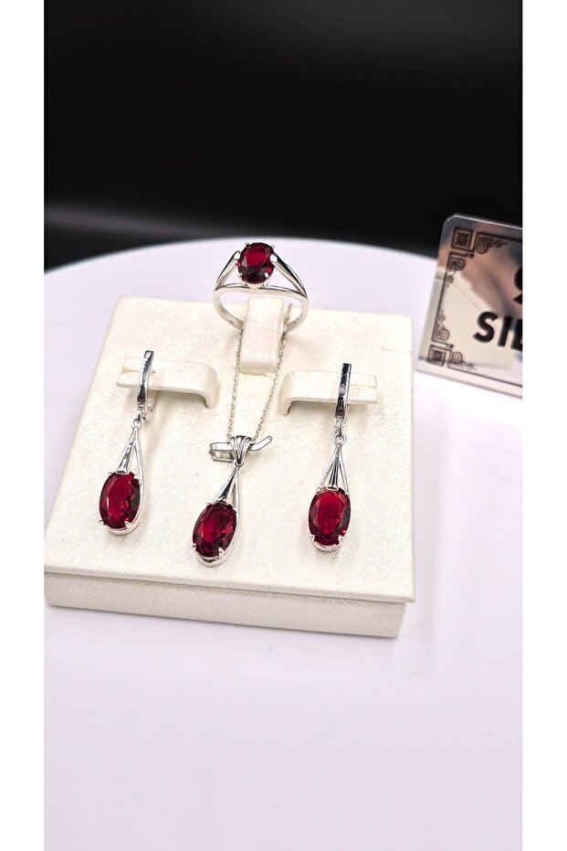 925 Ayar Kadın Gümüş Set - 2